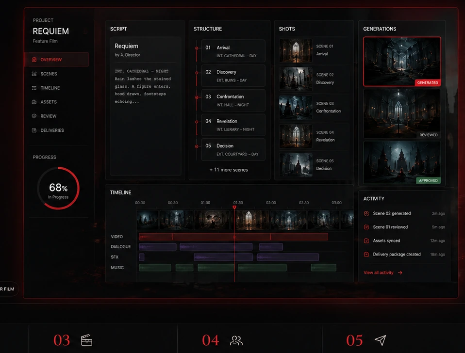 Overview of Fallen Cathedral key features